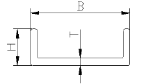 Aluminium Unequal Channel